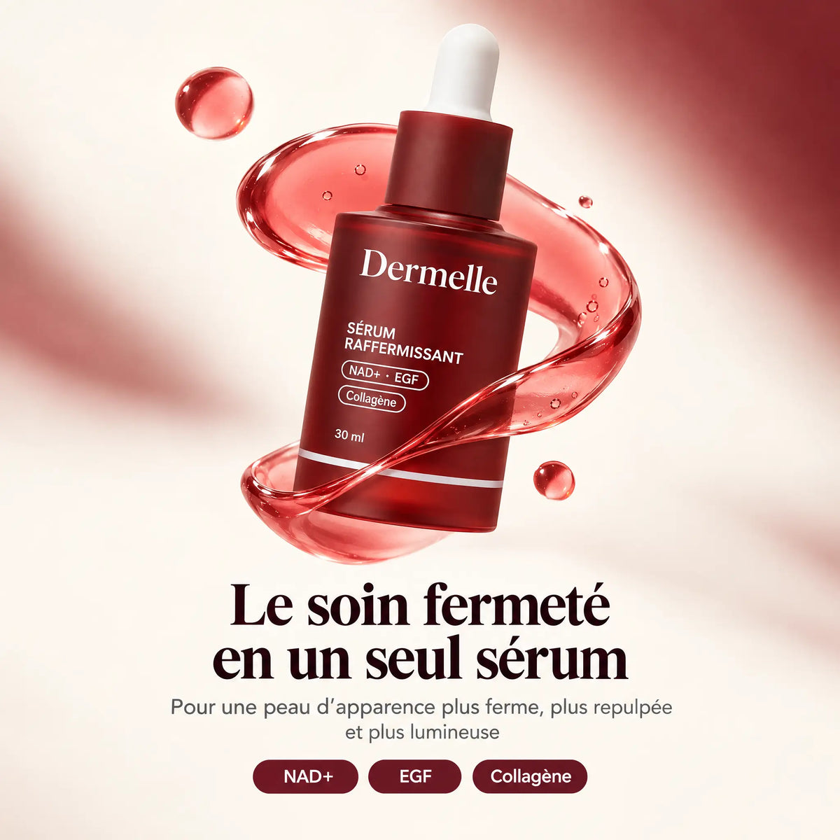 Sérum Raffermissant NAD+ & Collagène | Dermelle