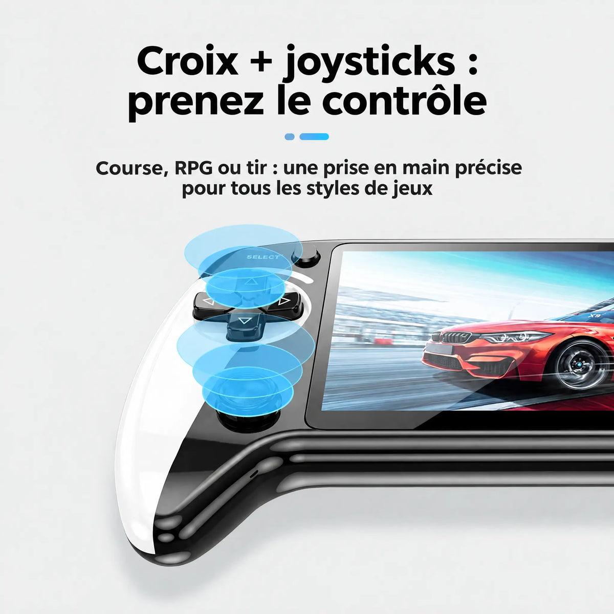 La console X9 -  Plus de 20.000 jeux intégrés