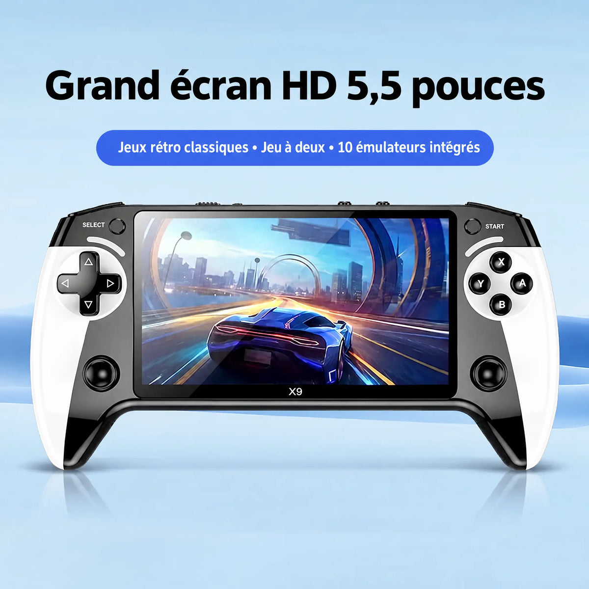 La console X9 -  Plus de 20.000 jeux intégrés