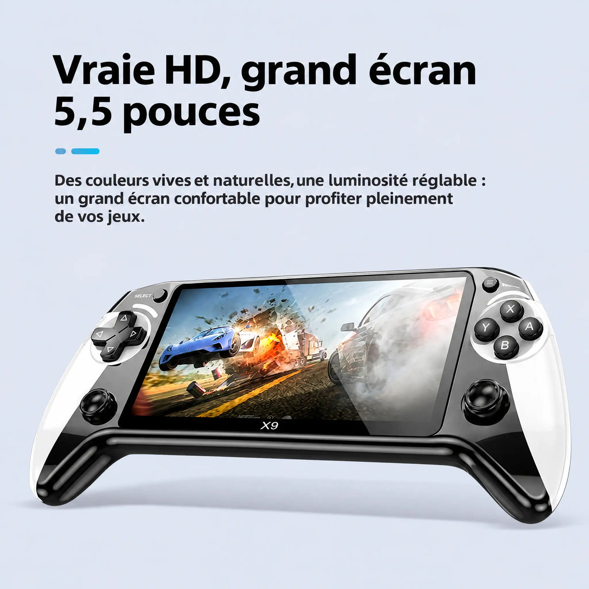 La console X9 -  Plus de 20.000 jeux intégrés