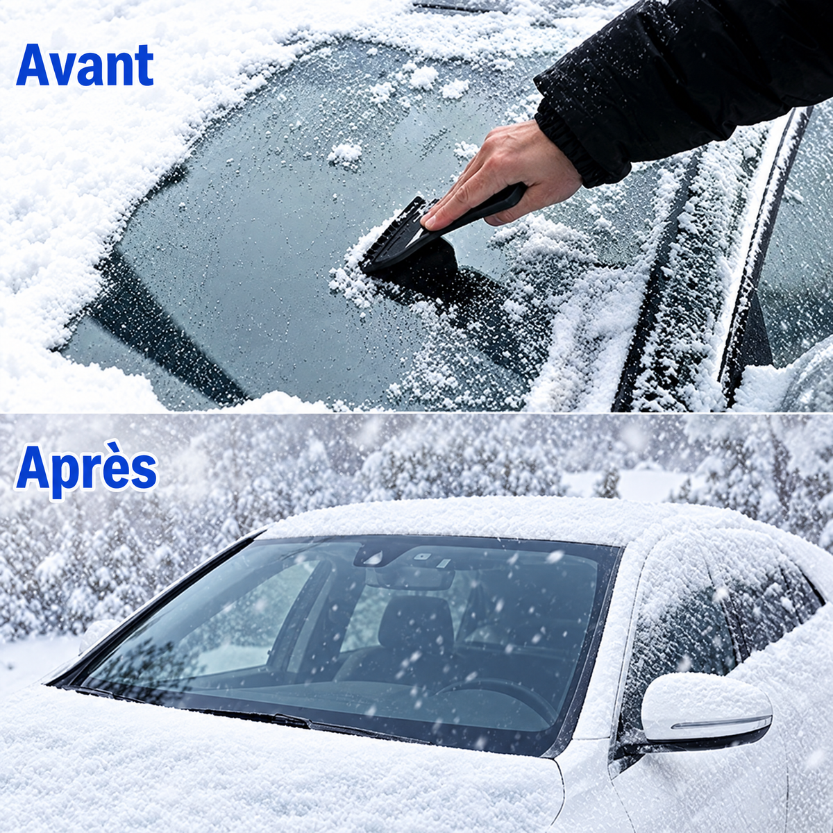Bâche de pare-brise magnétique KDOO – anti-neige et anti-givre